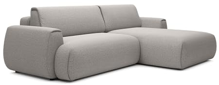 Vente-unique - Schlafsofa 4 Monelia - Polyester - grau
