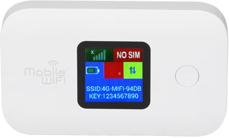 ACOGEDO Routeur WiFi Portable 4G 300 Mbps 10 Partage d'appareils avec Batterie 3000 MAh Emplacement pour Carte SIM pour Ordinateurs Portables et Téléphones - Version Europe Asie