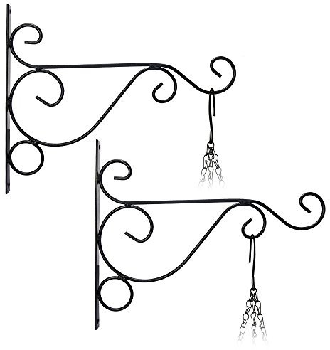 JTDEAL Blumenampelhalter, Blumenampelhaken, Haken für Hanging Basket, wandhalterung für blumenampel, Hängekörbe, Blumenampeln, Windspiele, Laternen