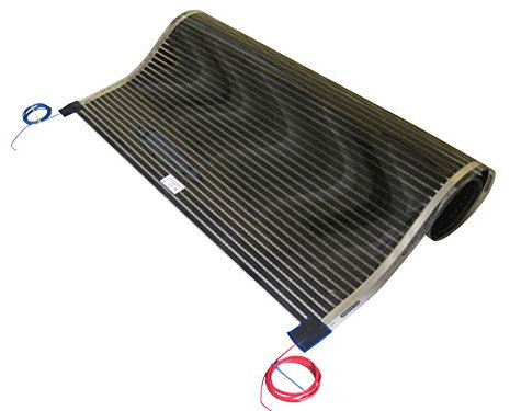 Calorique Heizbahn Infrarotheizfolie Bodenheizung Fußbodenheizung 150 W/m², 100 cm breit, 2,5m lang - effiziente und kostengünstige Heizung für Neubau oder Altbau-Sanierung