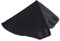 Hilltop Polar Bandana doppellagig/Dreieckhalstuch mit Fleece und Klettverschluß/Halstuch, Farbe/Design:Schwarz uni