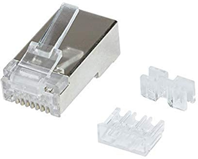 LogiLink Professional Modular Connector Cat.6A STP RJ45 Pack of 50