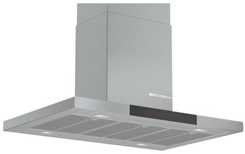 Bosch DIB97JP50 Serie 6 Inselesse, 90cm breit, Um- & Abluft, Made in Germany, EcoSilence Drive leiser und effizienter Motor, LED-Beleuchtung gleichmäßige Ausleuchtung, DirectSelect intuitive Bedienung