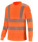 AYKRM Hi Vis Long Sleeve High Viz Visibility Safety Work T Shirt (XS-8XL)