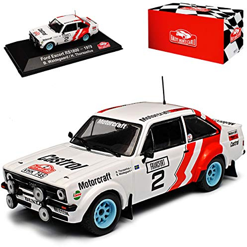Ford Escort RS1800 Waldegaard Thorszelius Rallye Monte Carlo 1979 1/43 Atlas Modell Auto