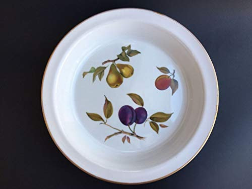 Royal Worcester EVESHAM GOLD Round Pie Dish Large Diameter 27cm Diameter (2nd Quality Seconds)