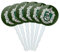GRAPHICS & MORE Harry Potter Slytherin Painted Crest Cupcake Picks Toppers Decoration Set of 6