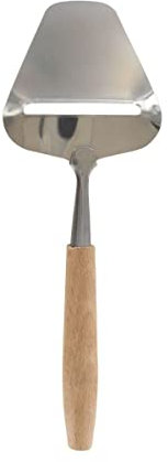 Fackelmann 40909 Coupe tranche fromage, couteau à fromage, tranche fromage, coupe fromage, couteau de cuisine, Bois, Acier inoxydable, 22 cm