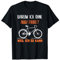 Warum ich ohne Akku fahre weil ich es kann - Fahrrad T-Shirt