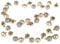 Casaria® Weihnachtskugeln Lichterkette 40 LED 2m Timer Innen Außen 8 Lichteffekte Kugeln Kunststoff Matt Christbaumschmuck Christbaumkugeln Champagne