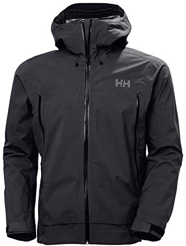 Helly-Hansen Men's Verglas Infinity Shell Jacket, 990 Black, 2X-Large