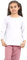 Hamishkane® Kids Long Sleeve School T-Shirt, Plain Round Neck Stretchy Girls Long Sleeve Tops, Casual and Comfortable Kids T Shirts - Boys and Girls School Shirts White