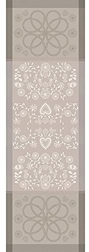 Garnier Thiebaut Tischläufer, schmutzabweisend, American Folk Birke, 100% Bio-Baumwolle