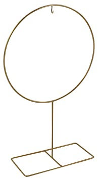 Werner Voß GmbH Dekoring auf Fuß - Gold - Metall - 30x12x50 cm