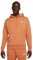 Nike Sportswear Club - Felpa in pile con cappuccio, taglia L, colore: Arancione