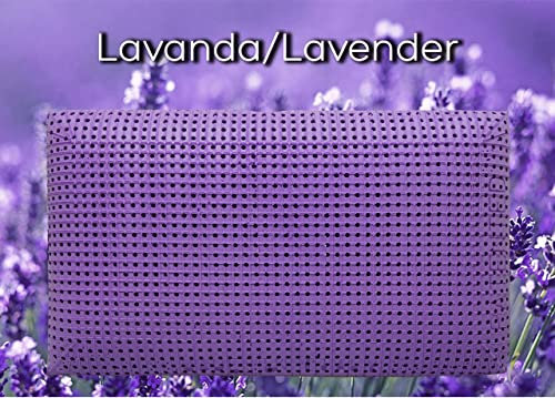 BIANCHERIAWEB Kopfkissen aus Memory-Schaumstoff, hypoallergen, atmungsaktiv, Sensation Lavendel