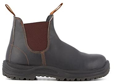 Blundstone Stivaletto Chelsea 192 in Pelle Marrone Con Punta in Acciaio 9