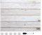 Navaris Magnettafel Magnetpinnwand Memoboard zum Beschriften - 33x43cm Tafel abwaschbar mit Magneten und Stift - Wooden Planks Design