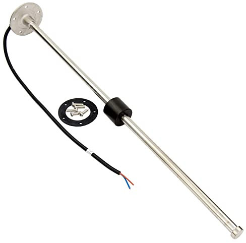 RV Marine Fuel Sending Unit, 0-190ohm Sender Boat Fuel Water Level Sensor Fuel Level Tank Sending Unit for Boat Truck Car RV (23.6'' /600mm)