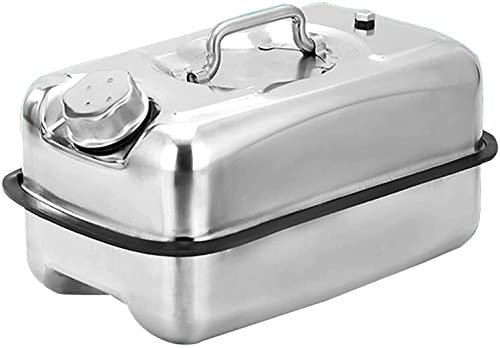 Bidon Essence Des Jerrycans Bidons D'essence 5L/10L Bidon D'essence En Métal, Réservoir De Carburant De Rechange En Acier Inoxydable 304 For Le Stockage De Carburant, Essence, Diesel, For Les Voitures