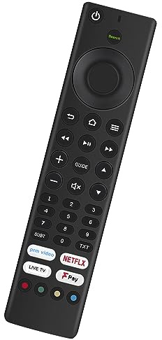 VINABTY Replaced IR Remote RM-C3255 Fit for JVC TV Edition Smart 4K Ultra HD LED TV LT-55CF820 LT-50CF820 LT-65CF810, No Voice Func