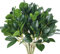 HO2NLE Künstliche Sträucher, Pflanzen, künstliche Eukalyptusblätter, Stiele, künstliche grüne Zweige für Garten, Fenster, Box, Zuhause, Hochzeit, Hof, Outdoor, Büro, Küche, Dekoration, 8 Stück