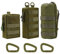 Molle Tasche Taktische Hüfttaschen 3 Pack Bauchtasche EDC Utility Bauchtasche Hüfttasche mit 3 Haken für Outdoor Wandern Jagdcamping Radfahren Training (Armeegrün)