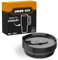 Jmoe USA 1.2 l Schiebedeckel für Stanley 1.1 l Adventure Quencher H2.0 Flowstate Becher mit Griff, auslaufsicher und auslaufsicher, spülmaschinenfest (schwarz, 1 Stück)