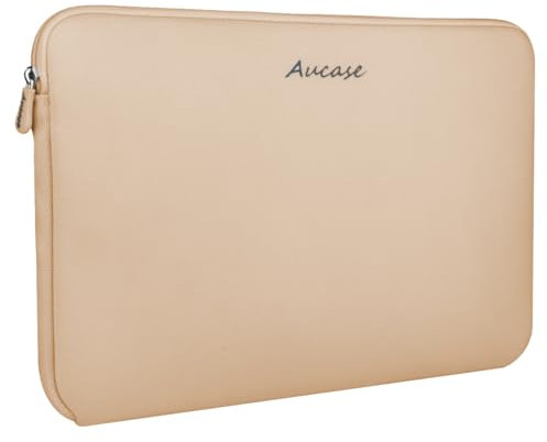 Aucase Laptop Case Sleeve 13.3 14 Inch, Thickest Lightest Water Resistant Neoprene Protective Laptop Bag for Men and Women, Compatible with MacBook 15.3''/ Air 15'' M3 M2, Chromebook