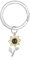 lorajewel Porte-clés photo pour hommes et femmes Porte-clés de projection personnalisé Acier inoxydable Cadeau d'anniversaire maman bonne amie (D)
