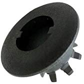 Volvo C30 C70 S60 V60 S80 V70 XC60 XC70 Top Capó Clip Negro, Hierro, Aluminio, Ajuste Específico para Vehículo, Coche