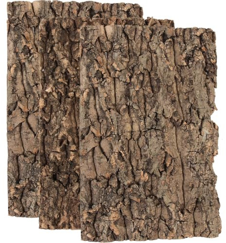 POPETPOP 3Pcs reptile bark cork wood for reptiles cork bark tree bark climbing plaything terrarium decor cork rounds reptile reptichip glass container reptile tree bark adornment 3d pet Box