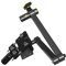 Lawn Mower Blade Sharpener Tool, Jig Machine 15°‑45° Adjustable Frame with Ball Bearing Manufacture Handle for Straight Standard Lawnmower Blades, Sharpening Balancer Bracket Tool