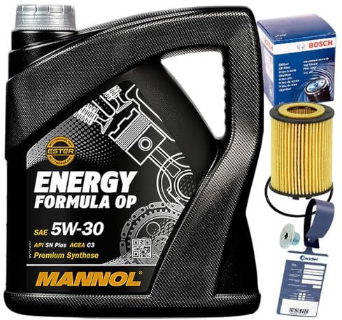 Ölfilter F026407015 + 5W30 Öl für Astra G H Corsa B C D AGILA A