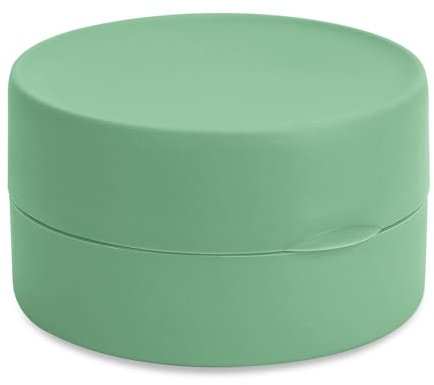 Reise Seifendose Tragbare Rund Seifenbox mit Deckel Kunststoff Seifenschale Festes Shampoo Aufbewahrung Wasserdicht Seifenbehälter für Badezimmer Dusche Fitnessstudio (Grün)