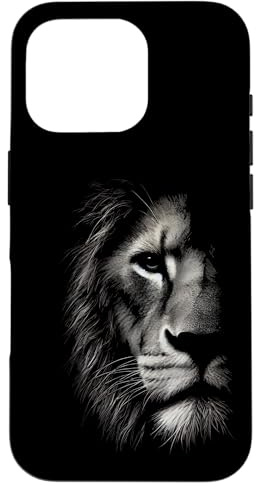 Löwe Löwenkopf Löwenpapa Wildkatze Herrscher im Tierreich Hülle für iPhone 16 Pro