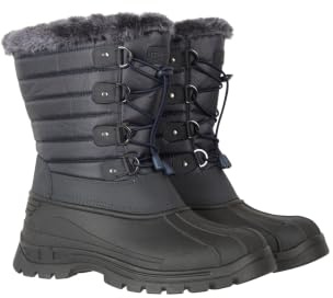 Mountain Warehouse Whistler Womens Adaptive Snow Boots | Ladies Durable Snowproof & Warm Winter Footwear, Deep Lugs & High Traction Soles for Enhanced Grip, For Walking, Daily Use