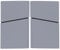 ARVALOLET Grey ABS Plastic Anti-Scratch Faceplate for PS5 Slim Disc/Digital Edition