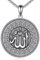 VENACOLY Allah Halskette Sterling Silber S925 Muslimischer Allah Anhänger Islamische Halsketten Geschenke für Männer Frauen Islamischer religiöser Schmuck
