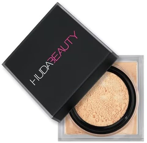 HUDA BEAUTY Original | Easy Bake | Loose Baking & Setting Powder | Lose Powder Fixierendes Make-up | 20 Gramm | BELLA (BANANA BREAD, 20.00 g (1 Pack))