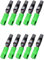 Guakiili Connettore in fibra ottica SC-APC Connettore 10 pezzi, connettore rapido per filo in pelle incorporato FTTH, giuntatrice a freddo in fibra, lunghezza d'onda operativa: 1200nm~1600nm