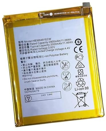 FURFURAKKU HB366481ECW Batteria di ricambio compatibile con P8 Lite 2017 / P9 Lite / P9 Lite 2017 / P10 Lite/Honor 8 3.82V 2900mAh