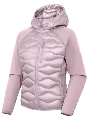 Pioneer Camp Übergangsjacke Damen Herbst Leicht Laufjacke Atmungsaktiv | Winddicht, 3000mm+ Wasserabweisend, Hoher Kragen, 2 Eingriffstaschen, Brusttasche mit ReißVerschluss, Wandern, Läuft