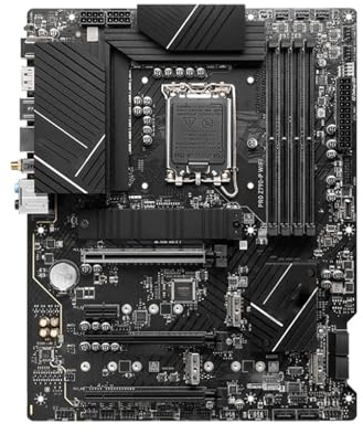 Placa Madre Placa Base Fit For MSI Pro Z790-P WiFi LGA1700 Compatible con CPU i9-14900K i7-13700K i5-12400F DDR5 7000MHz HDMI M.2 ATX