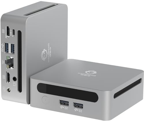 GenMachine Mini PC AMD Ryzen 7 5825U, 16GB RAM DDR4, 512GB SSD, 4K HDMI, Wi-Fi 6