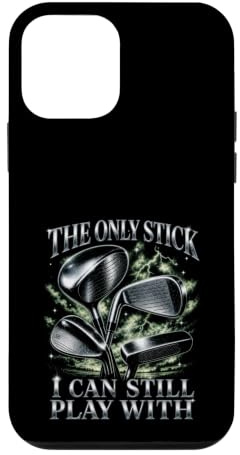 Carcasa para iPhone 12 Mini El Palo con el Que todavía Puedo Jugar con el Humor para Adultos de Golf