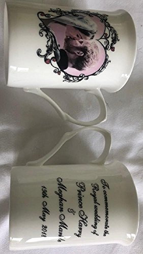 Royal Wedding Kiss Fine Bone China Mug to Celebrate the Wedding of HRH Prince Harry to Meghan Markle Made in the Stoke on Trent UK