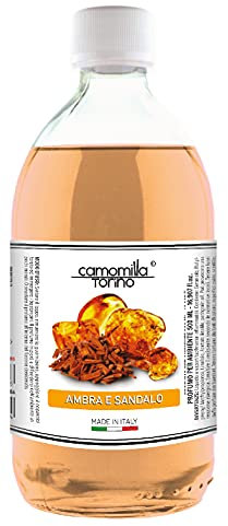 Duft-Nachfüller 500 ml. in 25 Düften für Duftstäbchen. Italy. Fiori Frutti Raumduft 500 ml Kamille (Orange und Zimt)