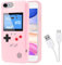 Game Funda para iPhone,Dikkar Estuche Autoamplificado con Cubierta Protectora Retro con 36 Juegos Pequeños,Pantalla a Color,Estuche para Videojuegos para iPhone X/Xs/MAX/Xr/6s/7/8P/11/12Pro/Max/Mini