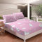 Loussiesd Einhorn Spannbetttuch für Kinder 90x200cm Bettlaken Set Rosa Pferd Muster Bettlaken für Jungen Mädchen Jugend Regenbogen Tier Dekorative Mikrofaser Spannbettlaken rutschfeste Sanft 2 STK